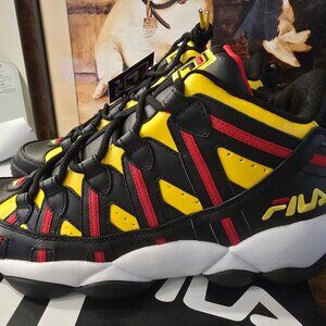 FILA Stackhouse Spaghetti Men's Basketball Shoes 1BM01788-704 Lemon / Black 10.5